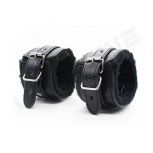 10pcs Black Soft PU Leather Bondage Kit for Couple Cosplay