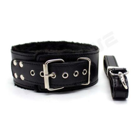 10pcs Black Soft PU Leather Bondage Kit for Couple Cosplay