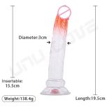 Artificial Realistic Dildos Erotic Penis With Suction Cup Adult Sex Toys For Women