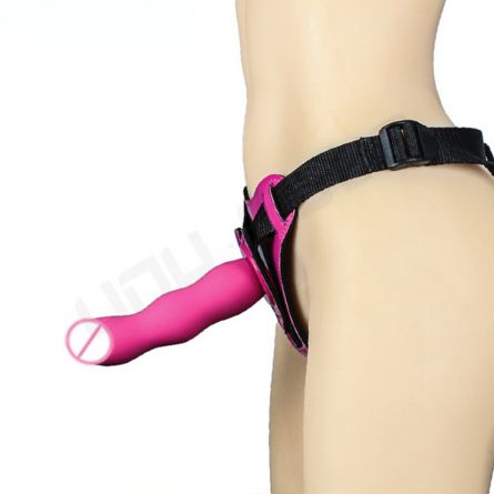 With strong suction dong Adult Novelty Toys Leather Pants Silicone Penis Belt Sex Toy Strap On Harness Dildo For Lesbians