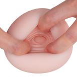 Realistic pocket Pussy and Ass Mimi Ball Artificial Breast Soft Breasts False Chest Male Masturbator Sex Toys Boobs Skin Feeling