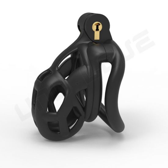 Cobra 2.0 Chastity Lock Black breathable male chastity sex toy