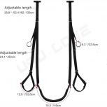 Door Sex Swing with Seat Sexy Slave Bondage Love Slings for Adult Couples with Adjustable Straps, Holds up to 300lbs