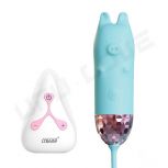 Multiple Colour Piggy Shape Jumping Egg Vibrator With Remote Sex Toys For Woman 10 Vibration