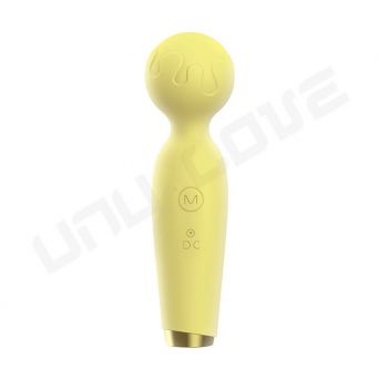 Wholesale Mini Av Vibrator For Female Microphone Pink/Yellow Massage Vibrator Quiet/Cute Clitoral Stimulation Sex Toys For Woman