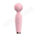 Wholesale Mini Av Vibrator For Female Microphone Pink/Yellow Massage Vibrator Quiet/Cute Clitoral Stimulation Sex Toys For Woman