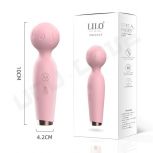 Wholesale Mini Av Vibrator For Female Microphone Pink/Yellow Massage Vibrator Quiet/Cute Clitoral Stimulation Sex Toys For Woman