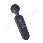 New Intelligent AV Vibrator Black Sex Modes Heating Constant Temperature Massage Stick Female Masturbator