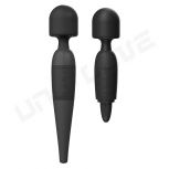 New Style Big AV Massager Pink/Black 10 Frequency Female Vibrator Sex Toys Tongue Licking Vibrator Masturbator For Woman