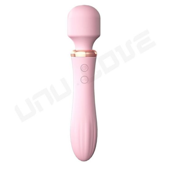 Wholesale Heating AV Massager Vibrator Orgasm For Woman Double Motor Pink/Purple Masturbator For Woman Female Sex Toys