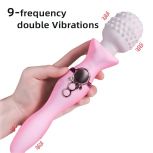 2024 New Magic/Wand Vibrator Vibrating AV Massager For Woman Double Motor Pink Female Vibrator Sex Toys