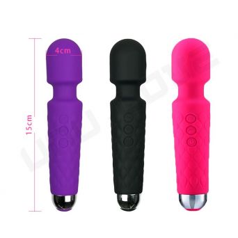 Erotic Mini Vibrator for Women Rechargeable Massager Vibrator Mute Rechargeable Strong Powerful Handheld Mute AV Wand Massager