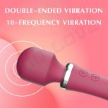 New Big Size AV Massager 40mm Head 10 Frequency Sex Toy For Woman Quiet Double Head Vibrating Body Vibrator Sex Toys For Woman