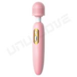 High Quality AV Wand Massager 45mm Head Orgasm Vibrator Pink/White 10 Frequency 360 Vibrating Vibrator Sex Toys For Woman