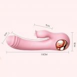 Green Rabbit Vibrator Sex Toys For Woman 10 Frequency Vibrating Licking Tongue Vibrator Masturbator Female