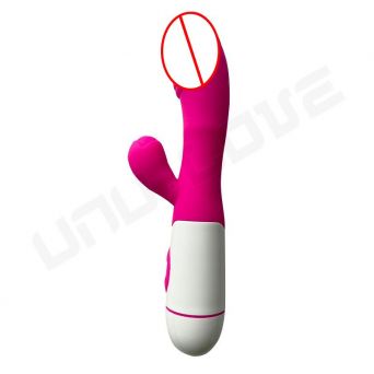 Silicone Bunny Flower Bud Female Masturbation Device Massager Multiple Speed Waterproof Rabbit Vibrator