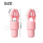 Electric Shock Nipple Clamp Breast Clamps Nipple Vibrator For Women/Masturbation Device Female/Vibrator Set