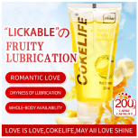 Low Price Cokelife Fruit flavor Lubricant Sex Gel 200ML Oral Sex Water Based Lubricant/Vaginal Lubricant For Sex Lube