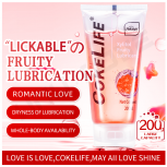 Low Price Cokelife Fruit flavor Lubricant Sex Gel 200ML Oral Sex Water Based Lubricant/Vaginal Lubricant For Sex Lube