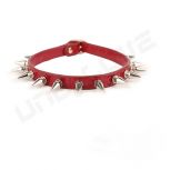 New Style SM Products Metal Nails Gothic Style Leather Neck Collar Sex Collar For Women Leg Ring PU Necklace Choker Bondage