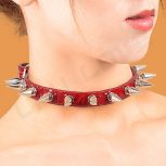 New Style SM Products Metal Nails Gothic Style Leather Neck Collar Sex Collar For Women Leg Ring PU Necklace Choker Bondage