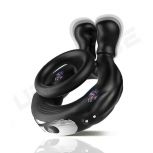 2024 New Boxing Cock Ring For Men/Penis Cover Vibrating Ring Sex Toys Masturbator Male Bluetooth App Control