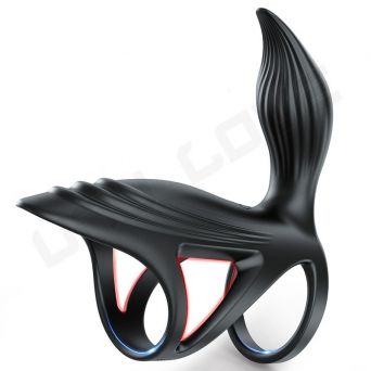 Low Price Alien Shape Silicone Cock Ring Vibrating Bluetooth App Control Penis Ring Sex Toy For Men Masturbator