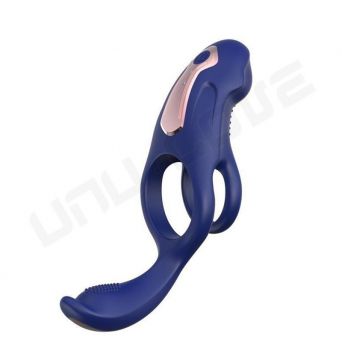 High Quality Arati Blue Cock Ring Vibrating Ring Penis Cover App Bluetooth Prostate Massager Adult Sex Toys For Men Masturbator