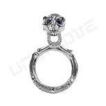 Wholesale Skull Shape Mental Cock Ring For Men/Penis Ring Sex Toys For Men Adult Sex Toys