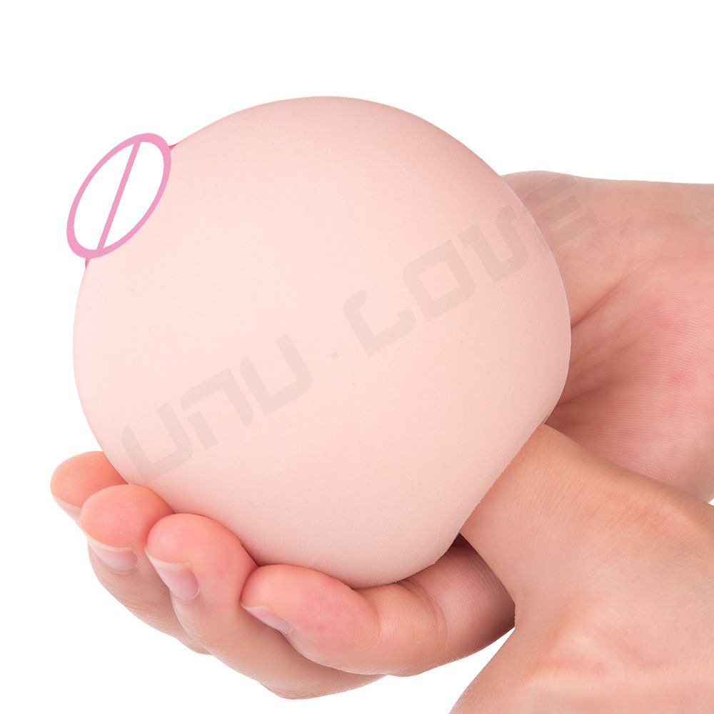 Realistic pocket Pussy and Ass Mimi Ball Artificial Breast Soft Breasts False Chest Male Masturbator Sex Toys Boobs Skin Feeling