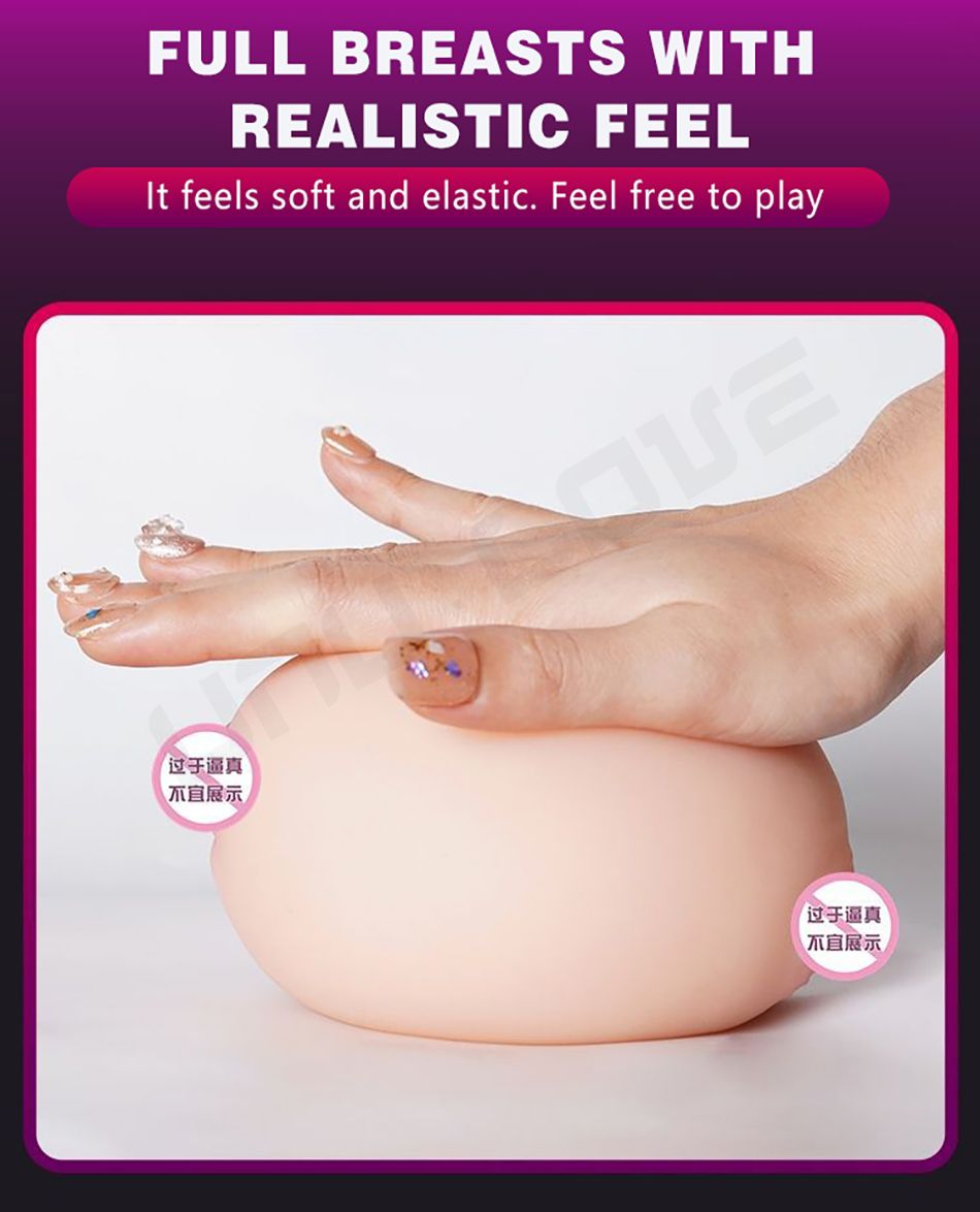 2023 new Toy wholesaler customization Fa ke Rubber Boobs Stress Ball Toy Creative stress relief toys