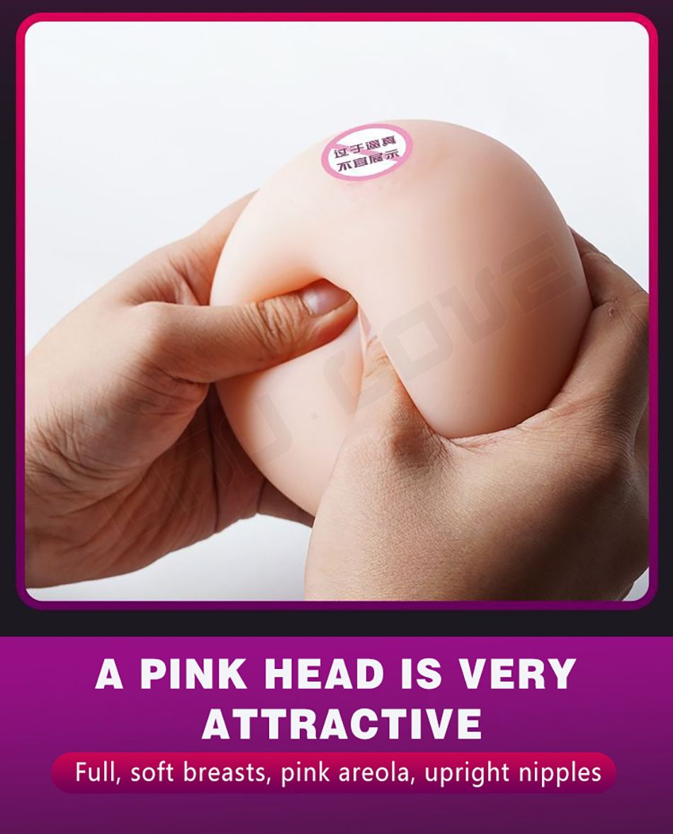 2023 new Toy wholesaler customization Fa ke Rubber Boobs Stress Ball Toy Creative stress relief toys