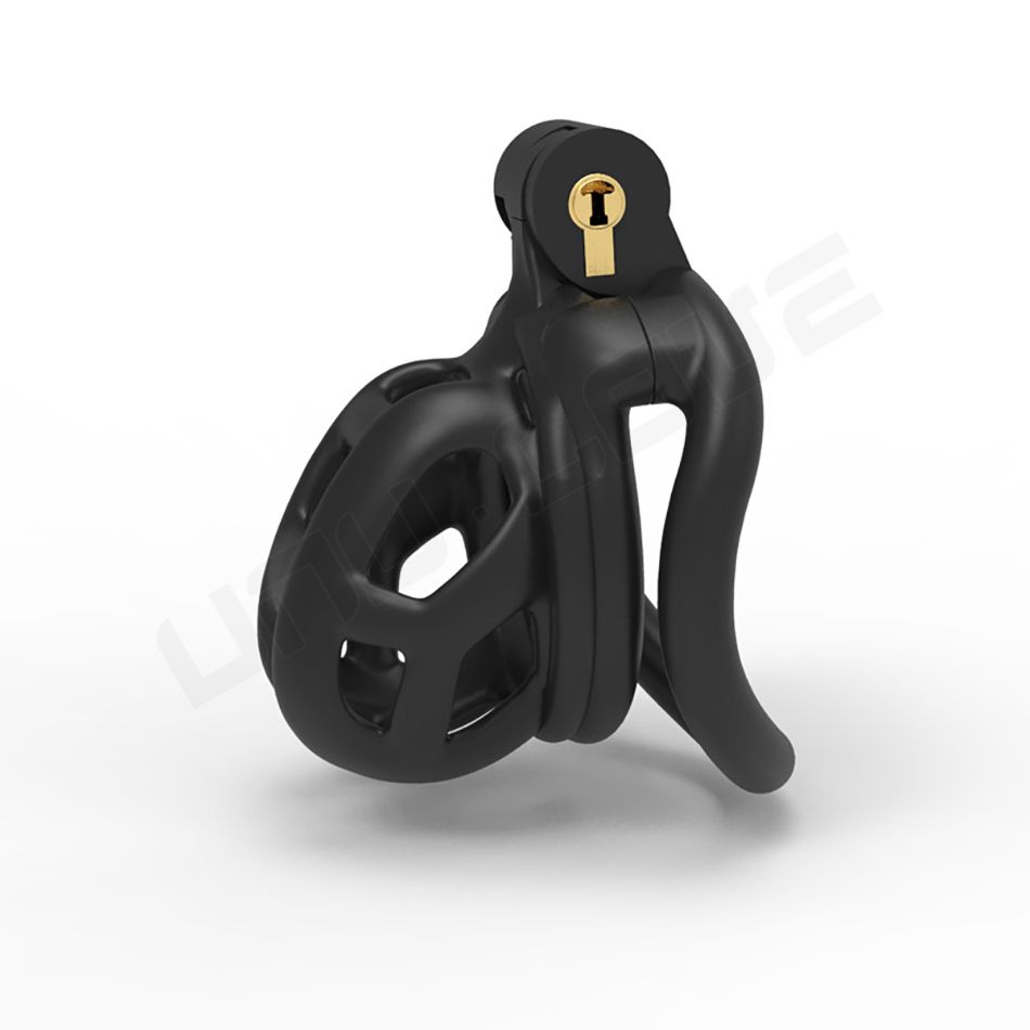 Cobra 2.0 Chastity Lock Black breathable male chastity sex toy