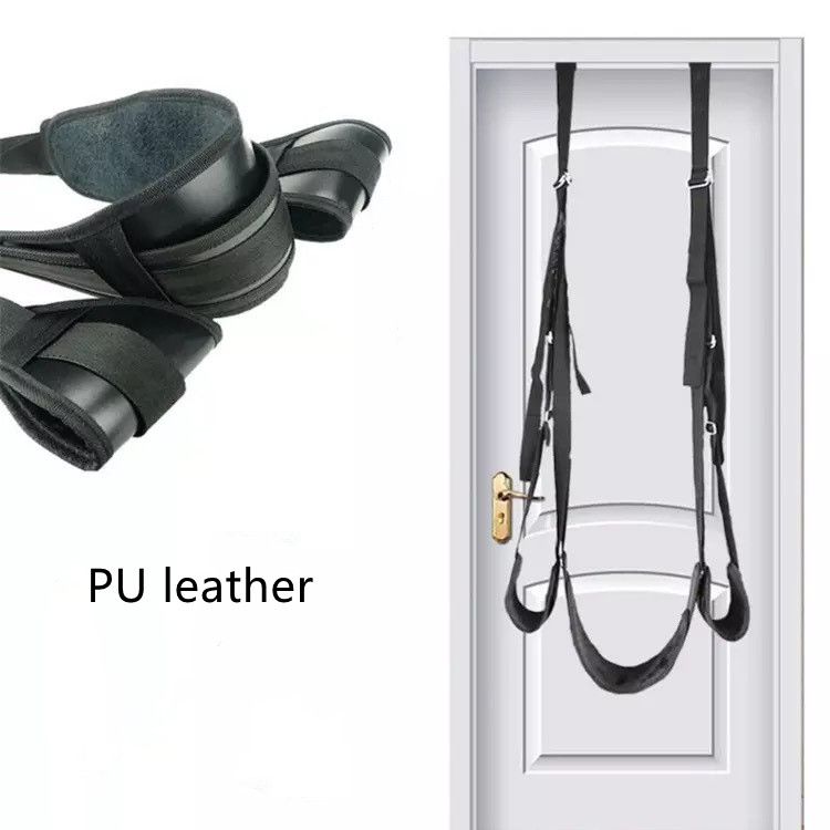 Door Sex Swing with Seat Sexy Slave Bondage Love Slings for Adult Couples with Adjustable Straps, Holds up to 300lbs