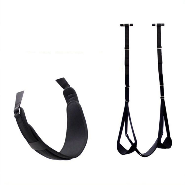 Door Sex Swing with Seat Sexy Slave Bondage Love Slings for Adult Couples with Adjustable Straps, Holds up to 300lbs