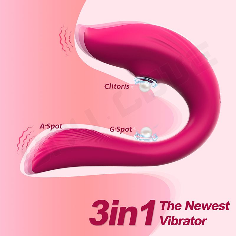 128 G Spot waterproof Rechargeable clitoral tongue vibrator waterproof sucking vibrator For beginners and women