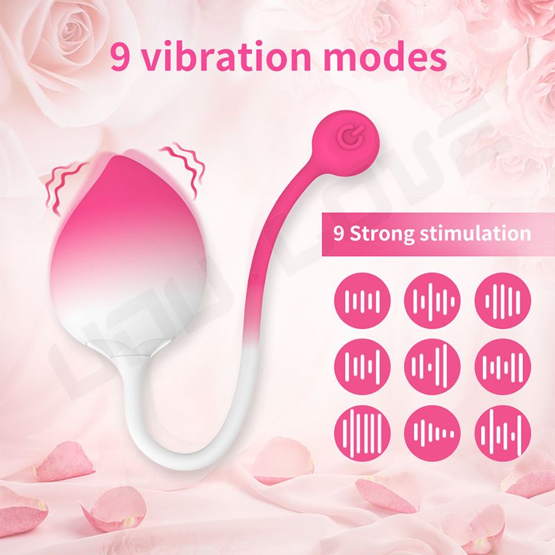 Cheap Peach Remote Jumping Egg Vibrator App Control Body Vibrator Sex Toys For Woman