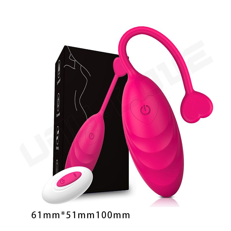 Pelvic Trainer Exercise Ball Heart Shape Mini Love Vibrating Egg Wireless Remote Control Jump Egg Vibrator For Woman Musturbater