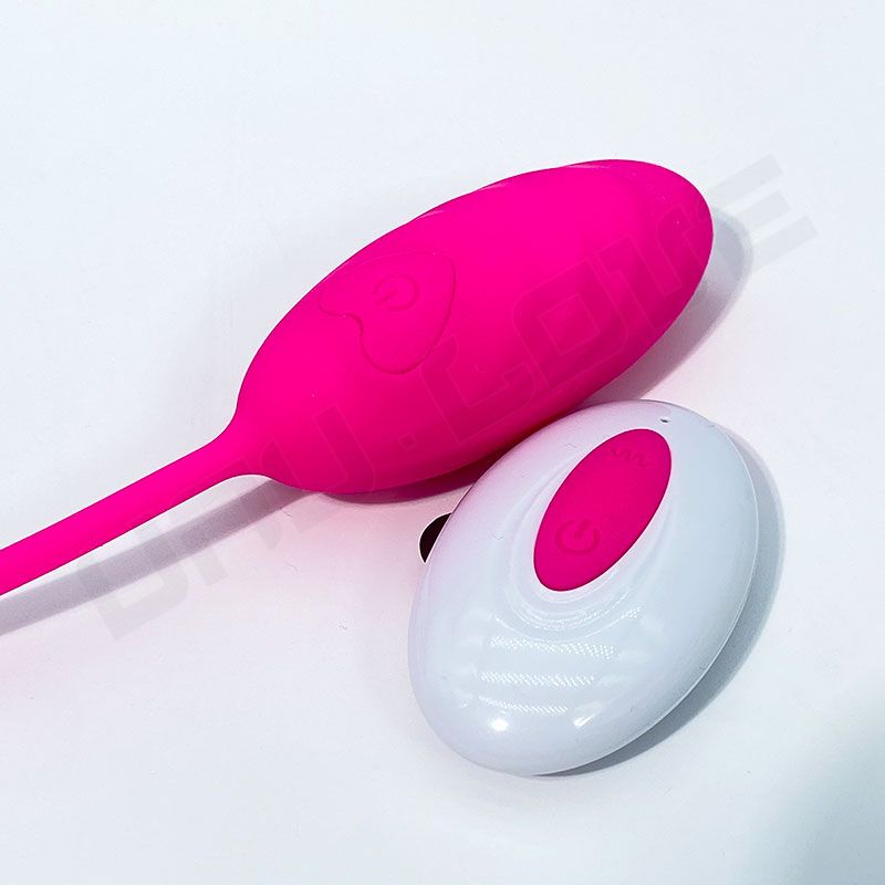 Pelvic Trainer Exercise Ball Heart Shape Mini Love Vibrating Egg Wireless Remote Control Jump Egg Vibrator For Woman Musturbater