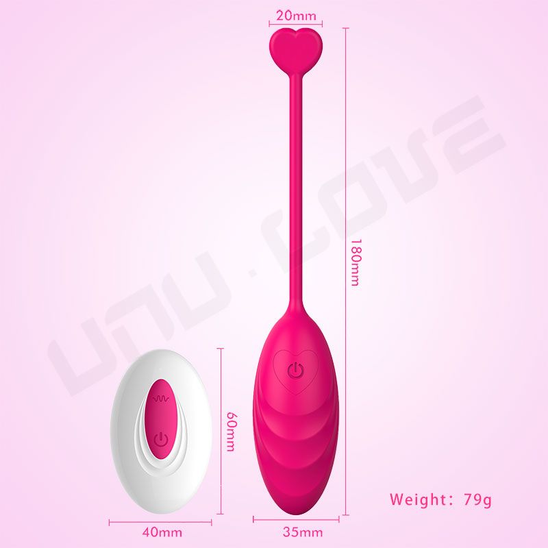 Pelvic Trainer Exercise Ball Heart Shape Mini Love Vibrating Egg Wireless Remote Control Jump Egg Vibrator For Woman Musturbater