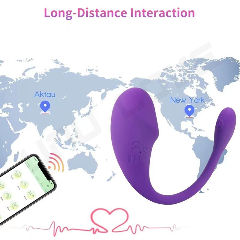 Mobile Controlled App Bluetooth Wireless App Remote Control Vibration Mini Vibrator Wear Vibrating Panties Toy