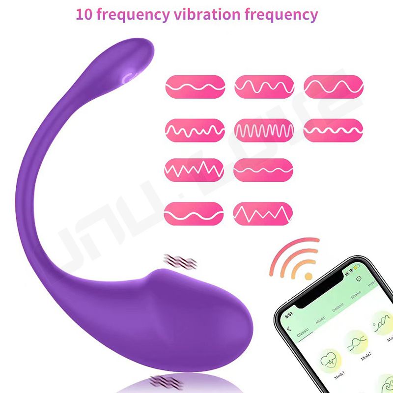 Mobile Controlled App Bluetooth Wireless App Remote Control Vibration Mini Vibrator Wear Vibrating Panties Toy