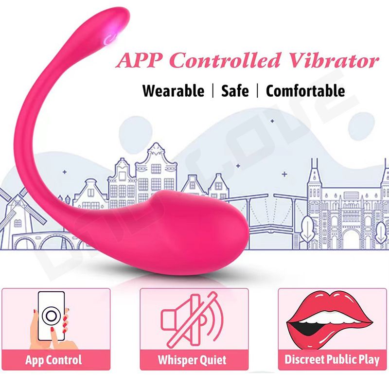 Mobile Controlled App Bluetooth Wireless App Remote Control Vibration Mini Vibrator Wear Vibrating Panties Toy