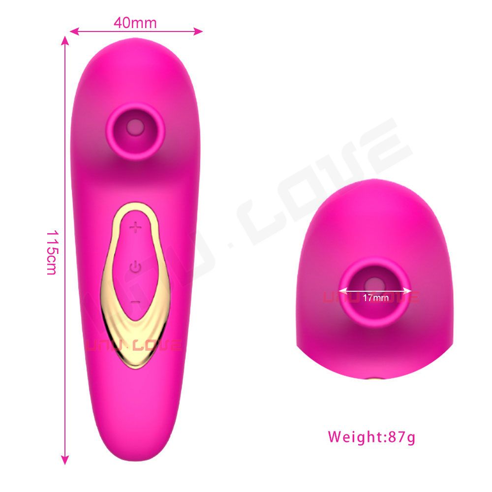 2024 New Rose Female Masturbation Vibrator G-Spot/Clitoris/Nipple Stimulation 5-Frequency Powerful Suction Cup Vibration