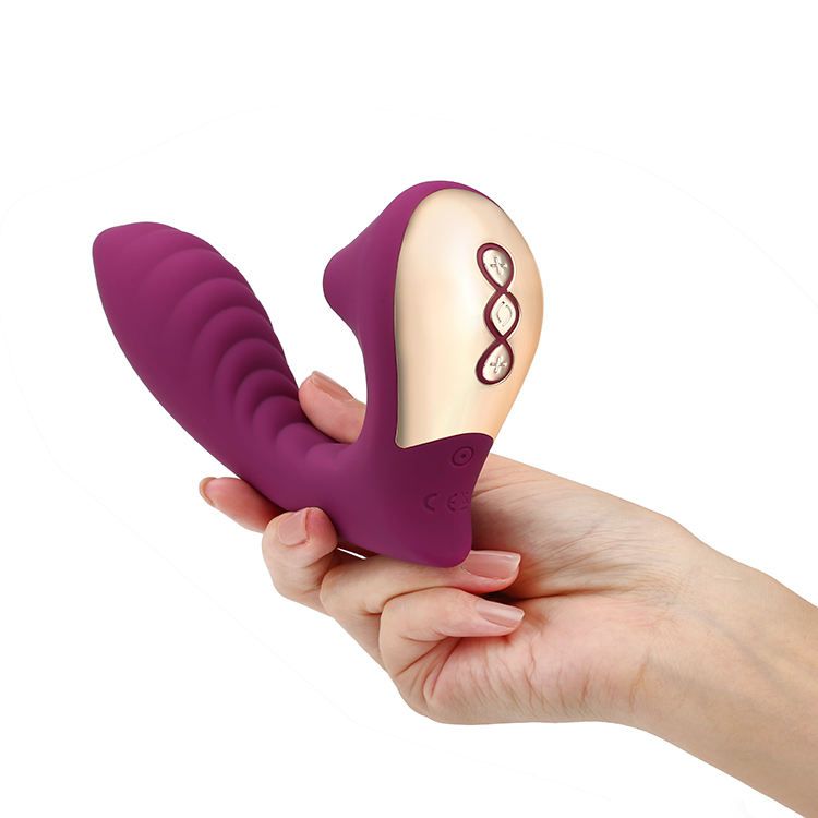 Rechargeable Vibrator With Vagina Nipple Sucker For Adult Toys Sex Shop