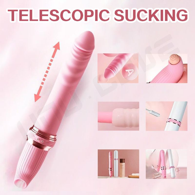 High Quality Vibrating AV Massager Clitoral /Sucking Vibrator Telescopic Female Vibrator Sex Toys