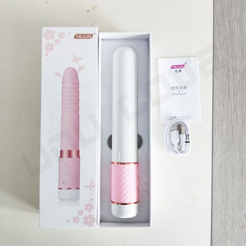 High Quality G-Spot Vibrator Clitoral Nipple Sucking Vibrator Telescopic AV Vibrator Sex Toys For Woman