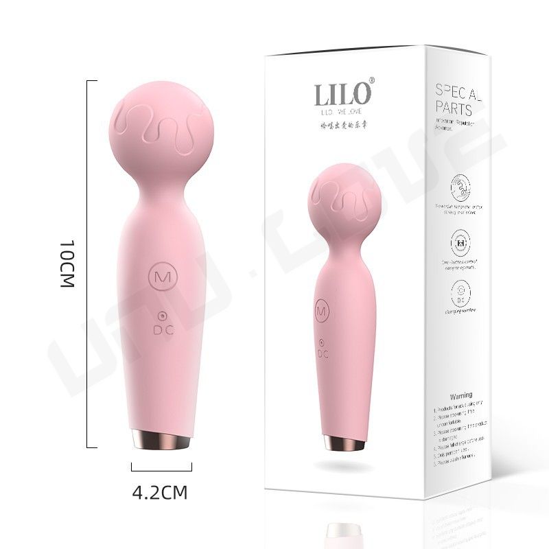 Wholesale Mini Av Vibrator For Female Microphone Pink/Yellow Massage Vibrator Quiet/Cute Clitoral Stimulation Sex Toys For Woman