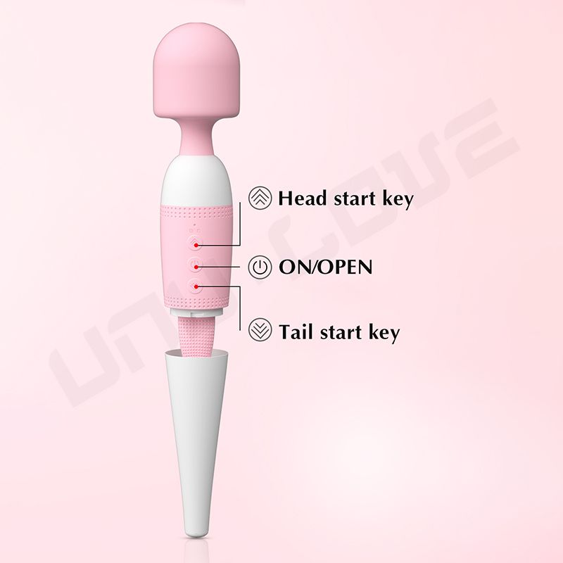 New Style Big AV Massager Pink/Black 10 Frequency Female Vibrator Sex Toys Tongue Licking Vibrator Masturbator For Woman