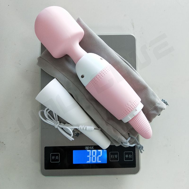 New Style Big AV Massager Pink/Black 10 Frequency Female Vibrator Sex Toys Tongue Licking Vibrator Masturbator For Woman